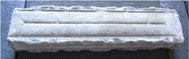 elemento architettonico decorativo, cornice marmorea