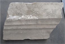 elemento architettonico decorativo, cornice marmorea