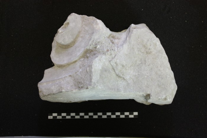 frammento di elemento architettonico marmoreo