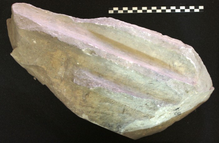 frammento di elemento architettonico marmoreo
