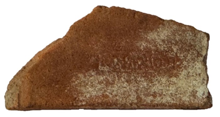 frammento di laterizio di copertura con bollo