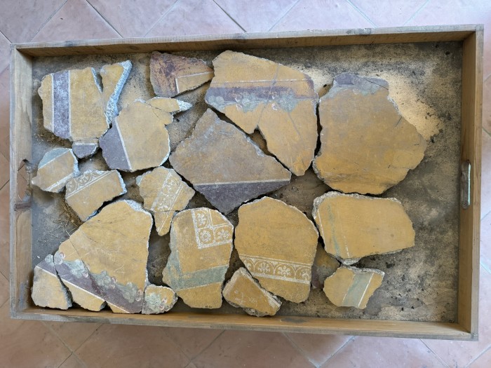 frammenti di pittura parietale