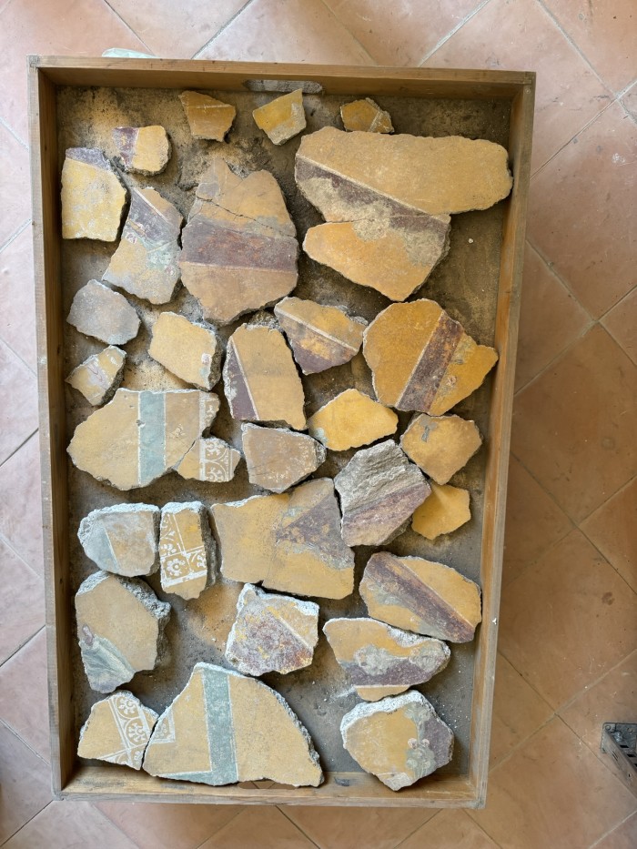 frammenti di pittura parietale