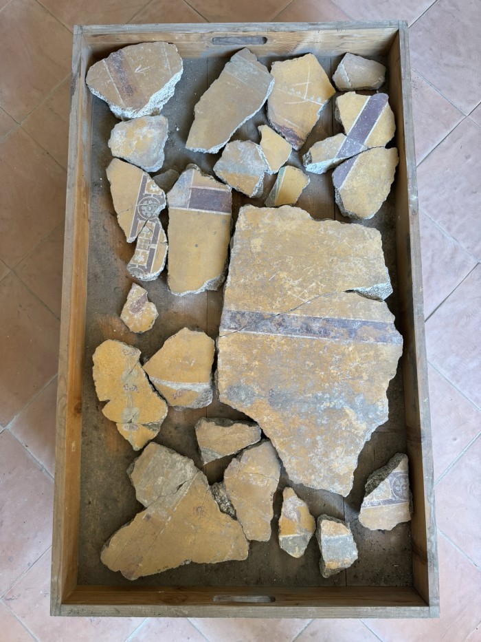 frammenti di pittura parietale