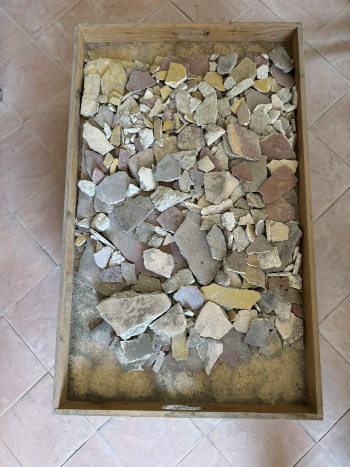 frammenti di pittura parietale