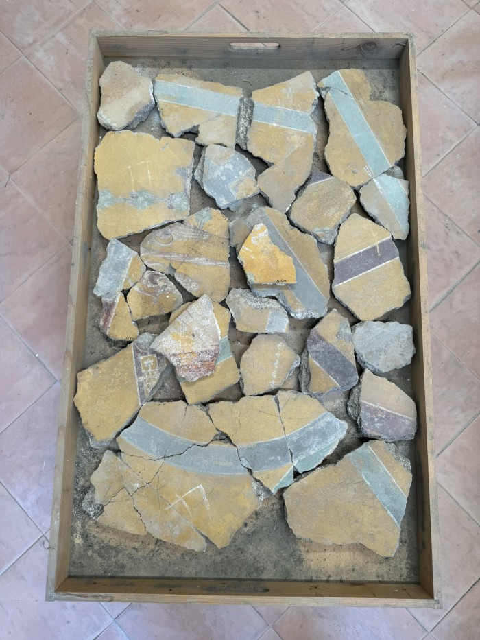 frammenti di pittura parietale
