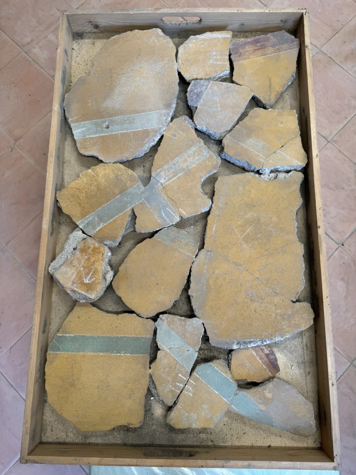 frammenti di pittura parietale