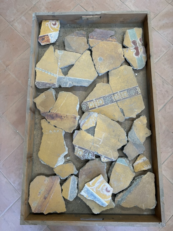 frammenti di pittura parietale