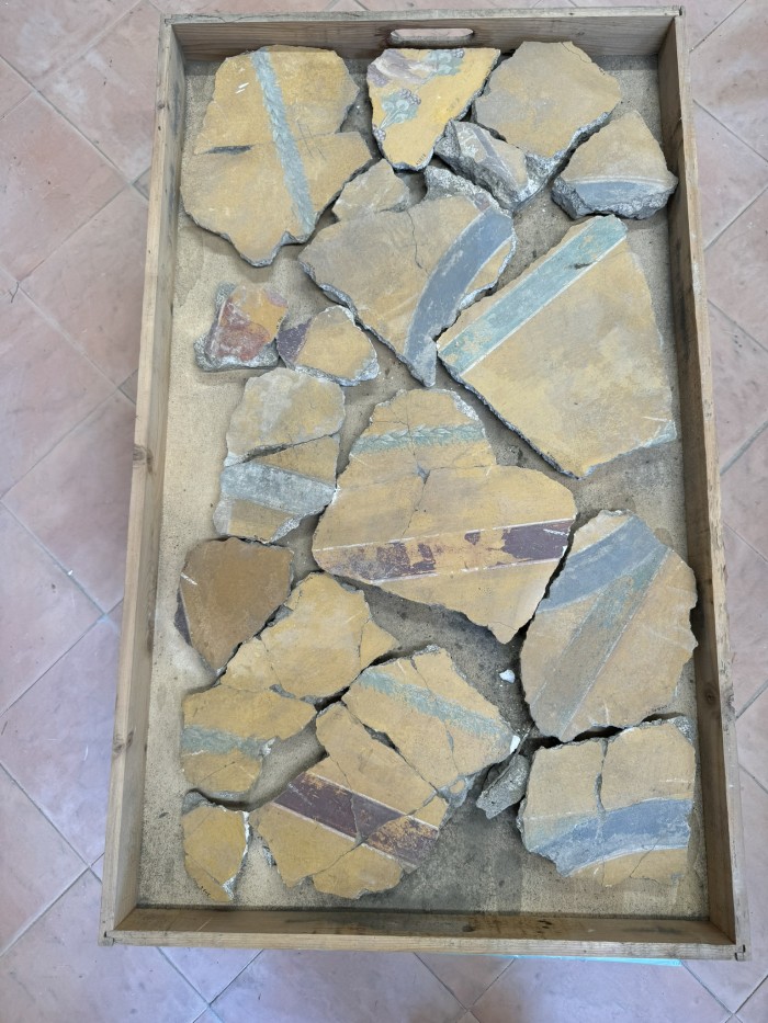 frammenti di pittura parietale