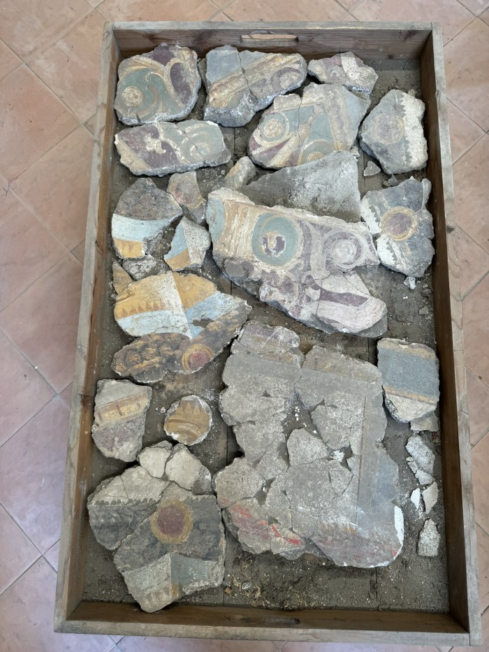 frammenti di pittura parietale