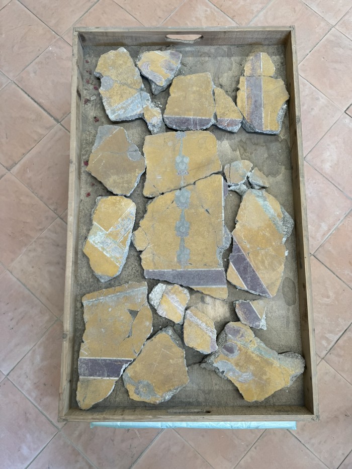frammenti di pittura parietale