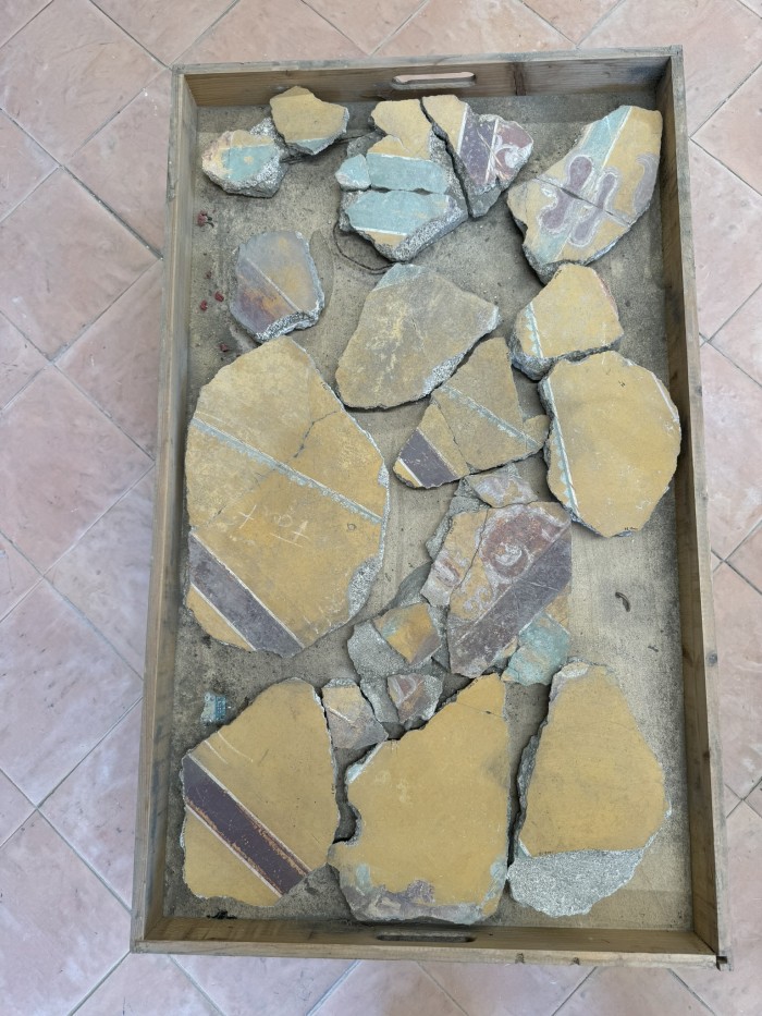 frammenti di pittura parietale