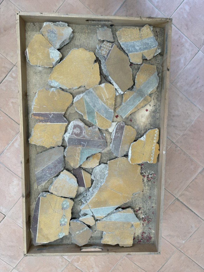 frammenti di pittura parietale