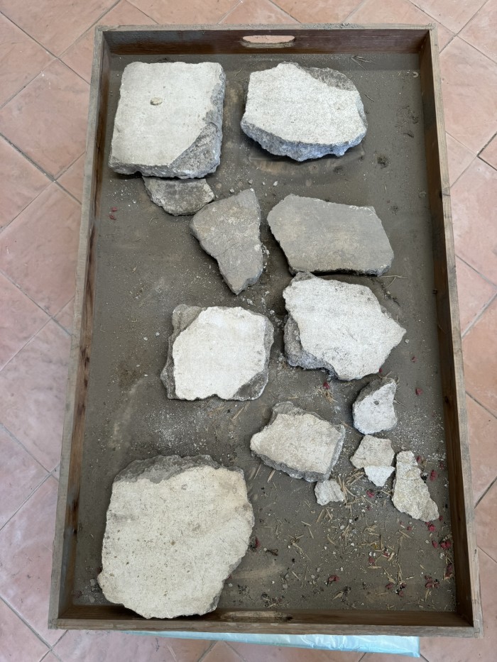 frammenti di pittura parietale