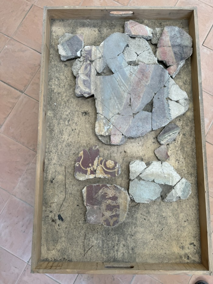 frammenti di pittura parietale