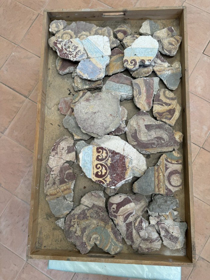 frammenti di pittura parietale