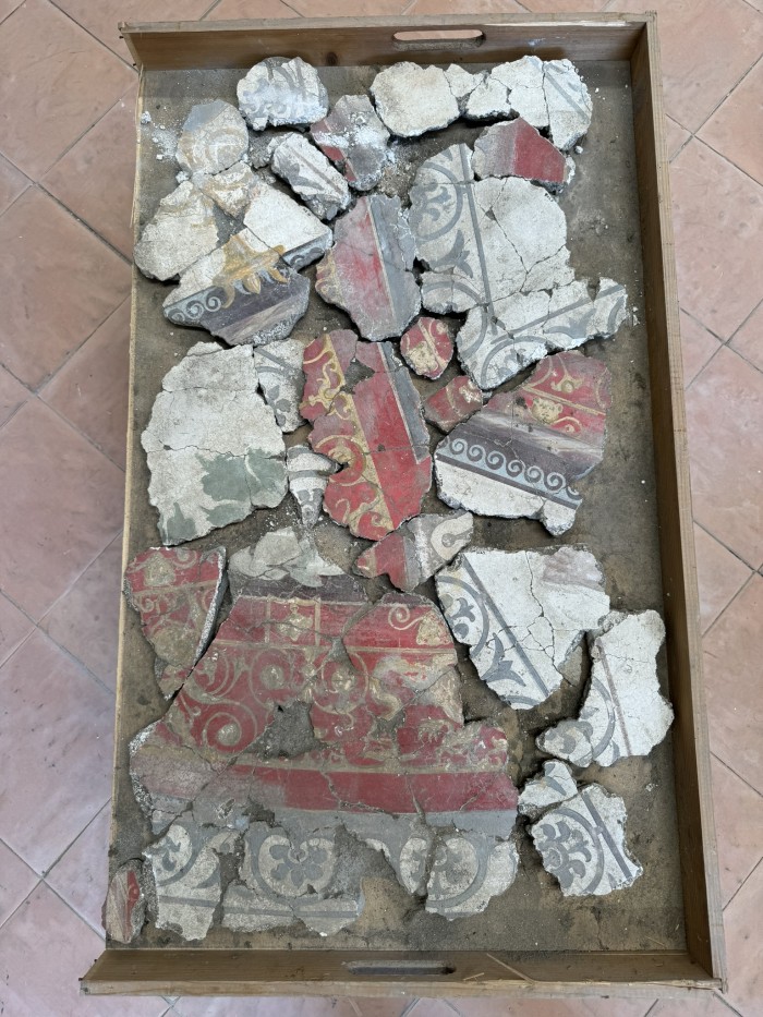 frammenti di pittura parietale