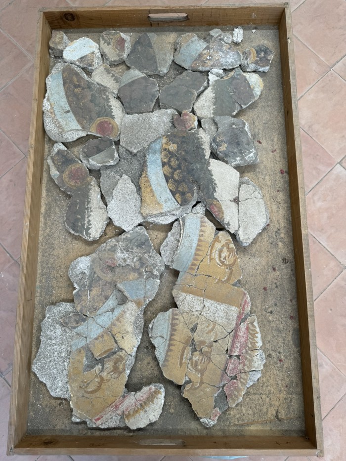 frammenti di pittura parietale