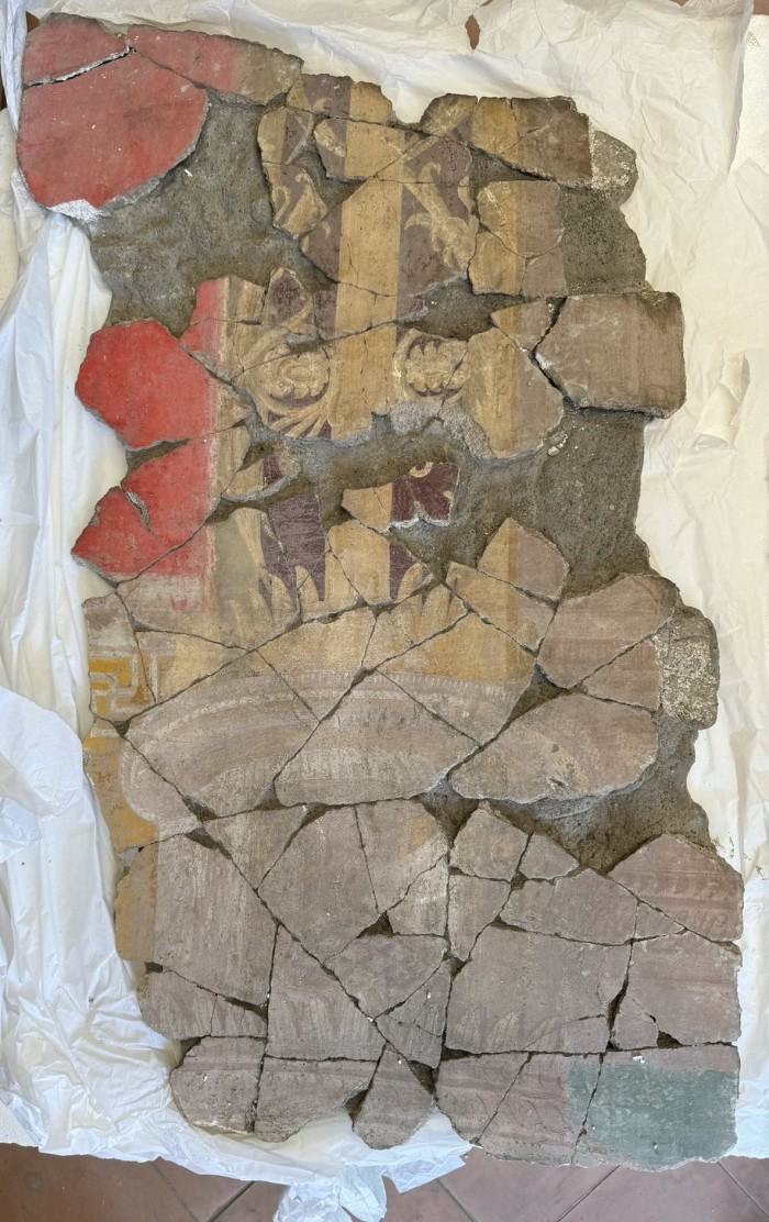 frammenti di pittura parietale