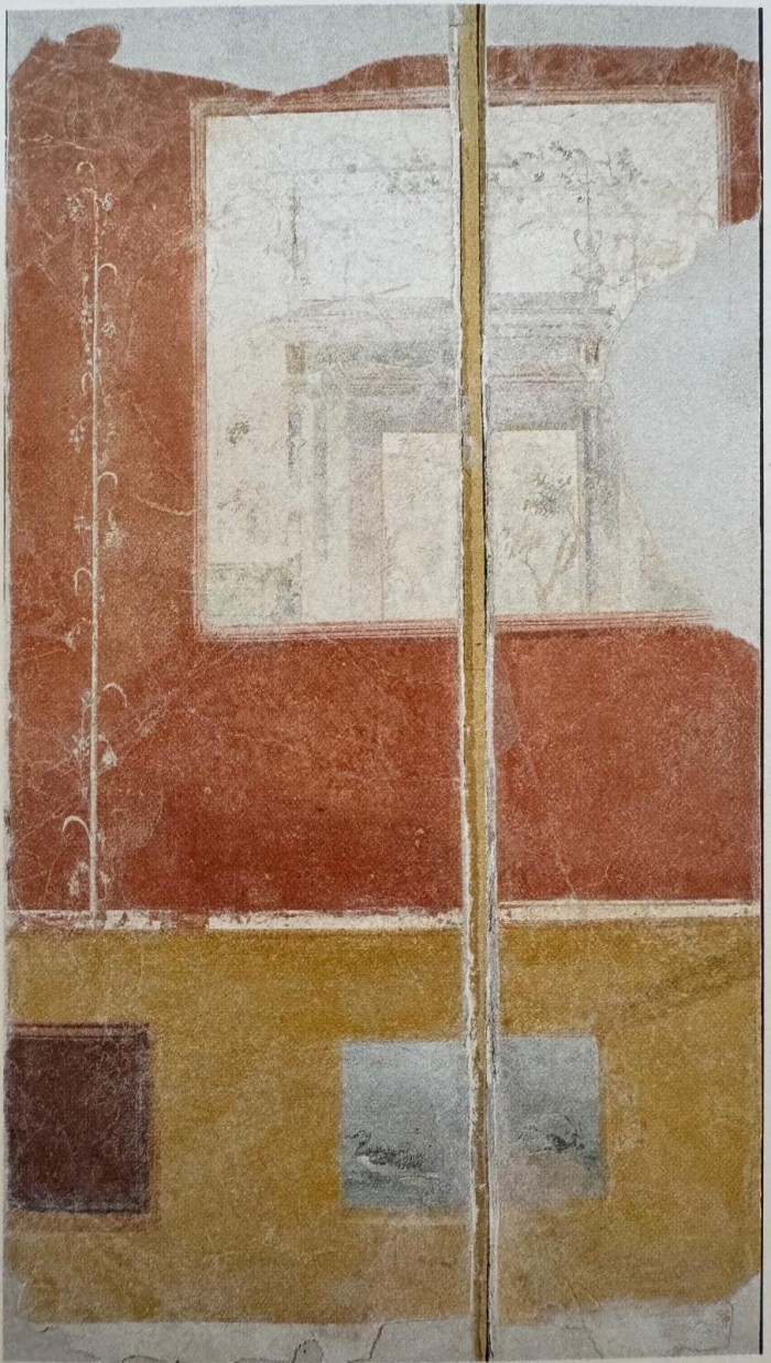 porzione di pittura parietale