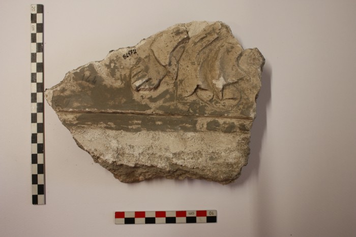 frammento di stucco