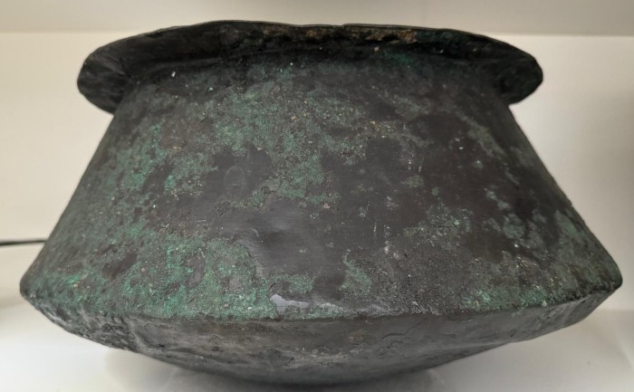 caldaia in bronzo