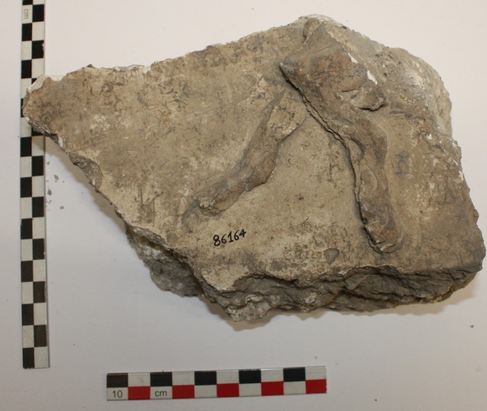 frammento di stucco
