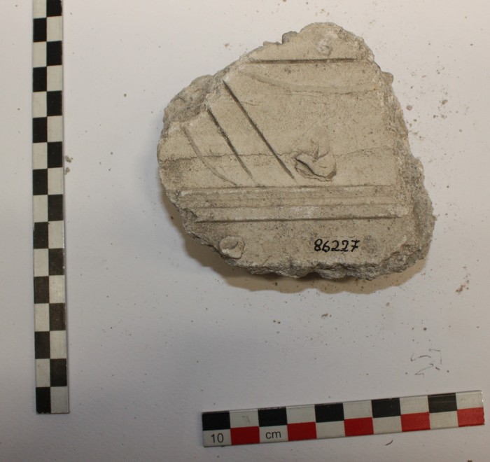 frammento di stucco