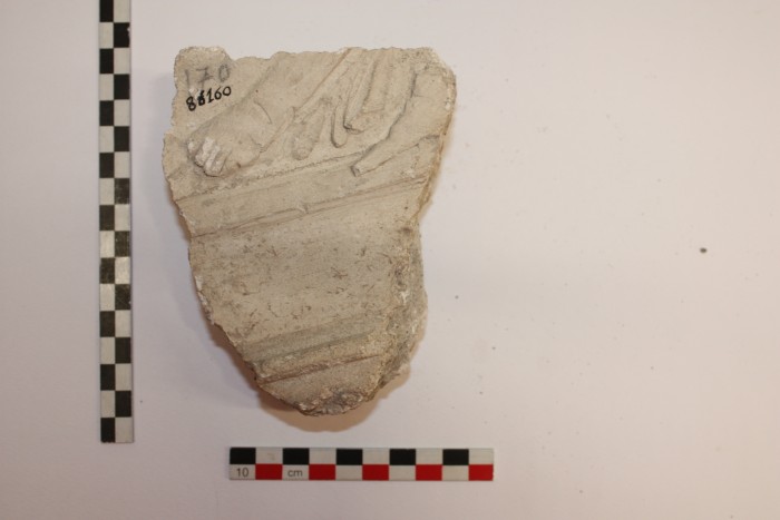 frammento di stucco
