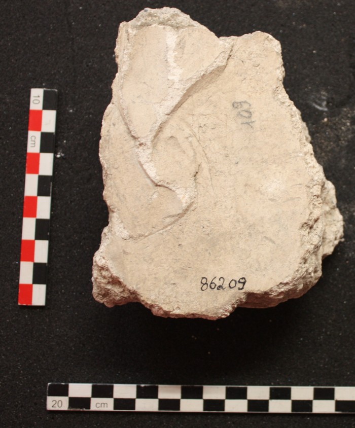 frammento di stucco