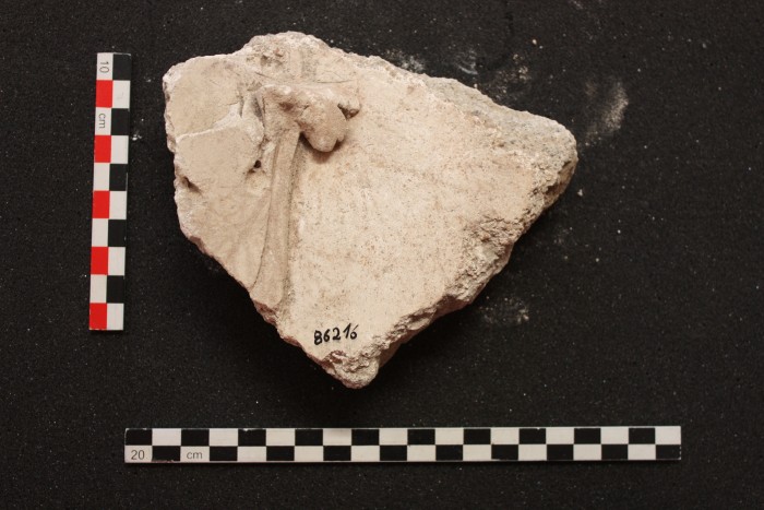 frammento di stucco