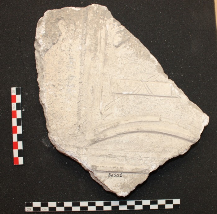 frammento di stucco