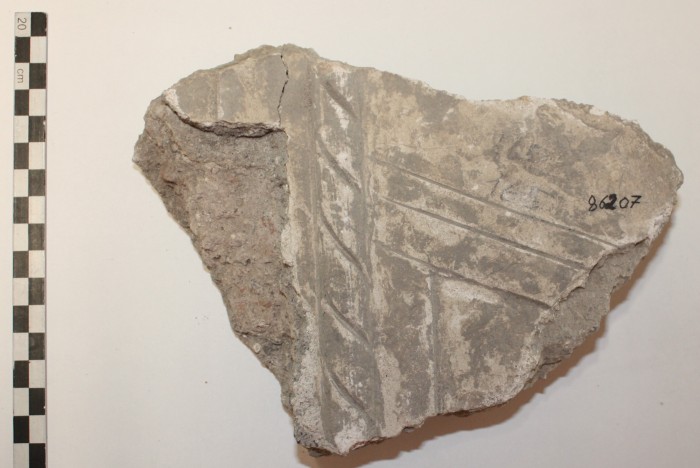 frammento di stucco