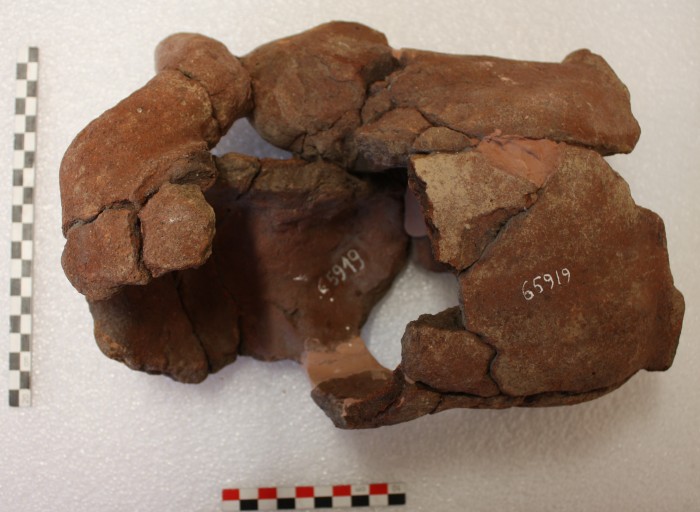 frammento di terracotta figurata