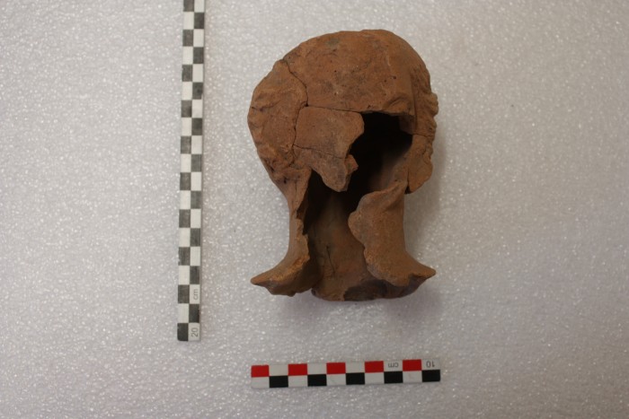 frammento di terracotta figurata
