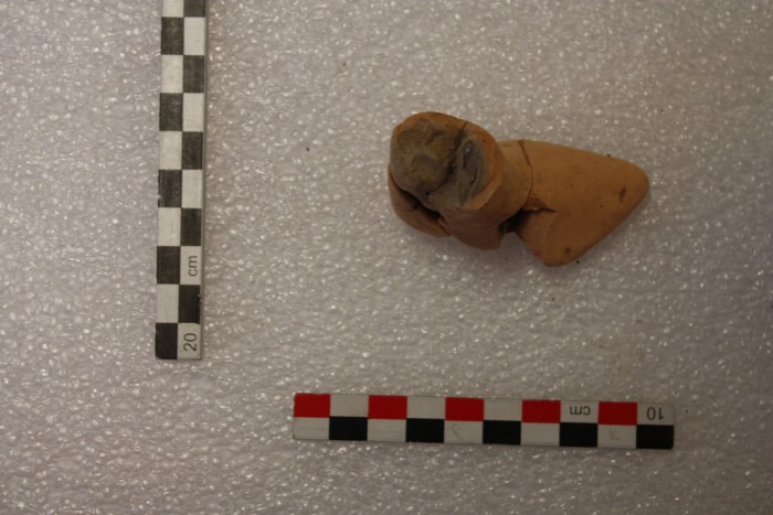 frammento di terracotta figurata