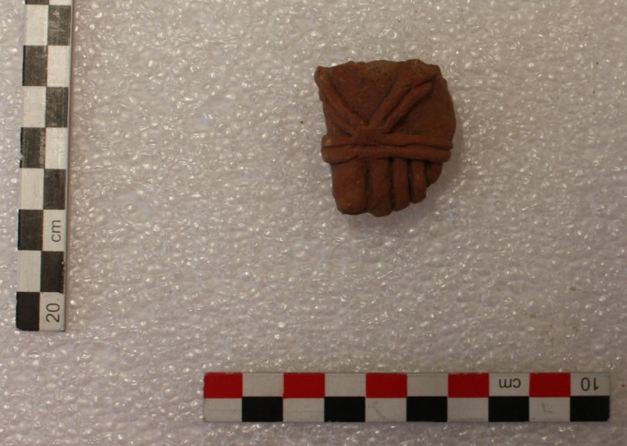 frammento di terracotta figurata