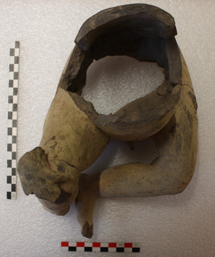 frammento di terracotta figurata