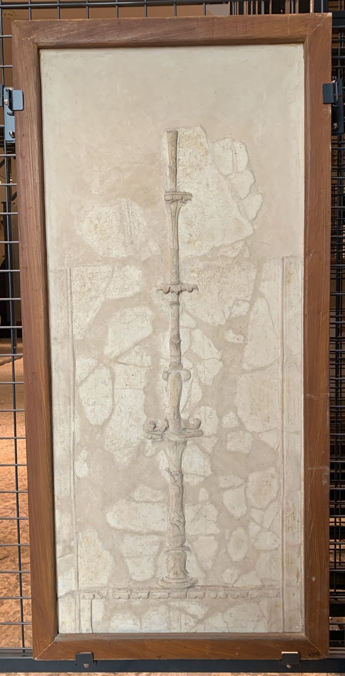 frammento di stucco