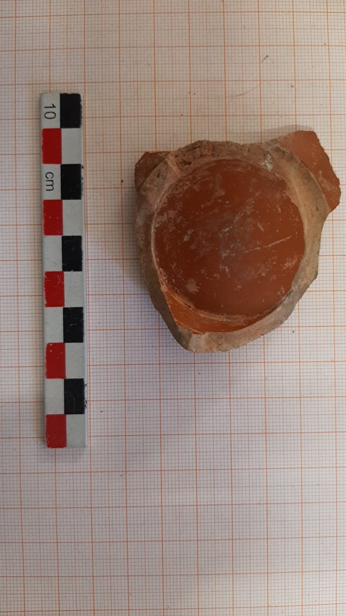 Coppa con bollo in planta pedis